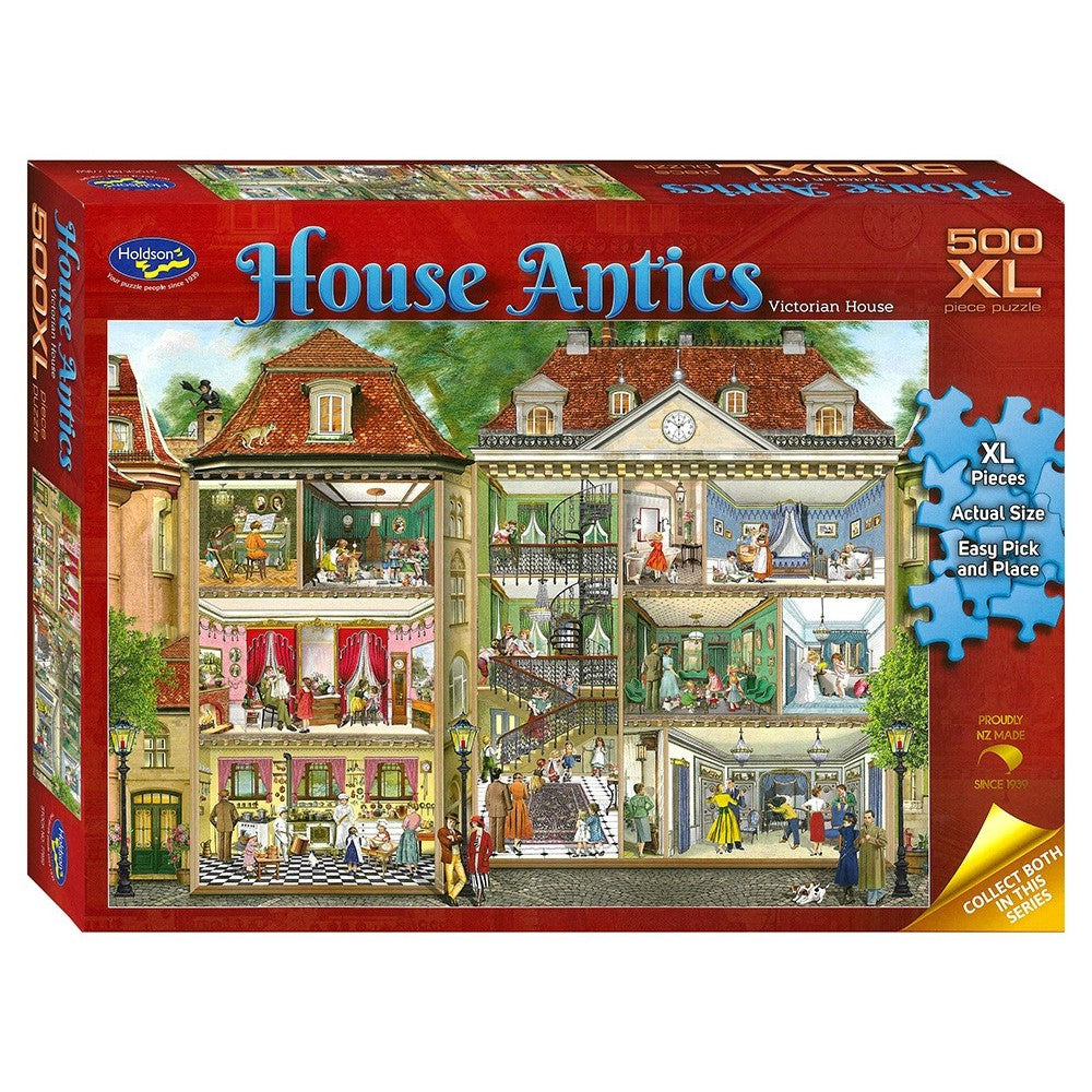 Holdson - House Antics Victorian 500 Piece Puzzle