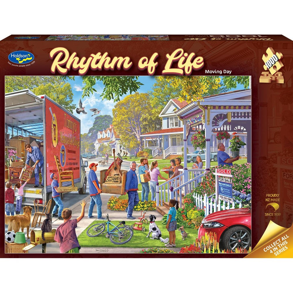 Holdson - Rhythm Of Life Moving Day 1000 Piece Puzzle