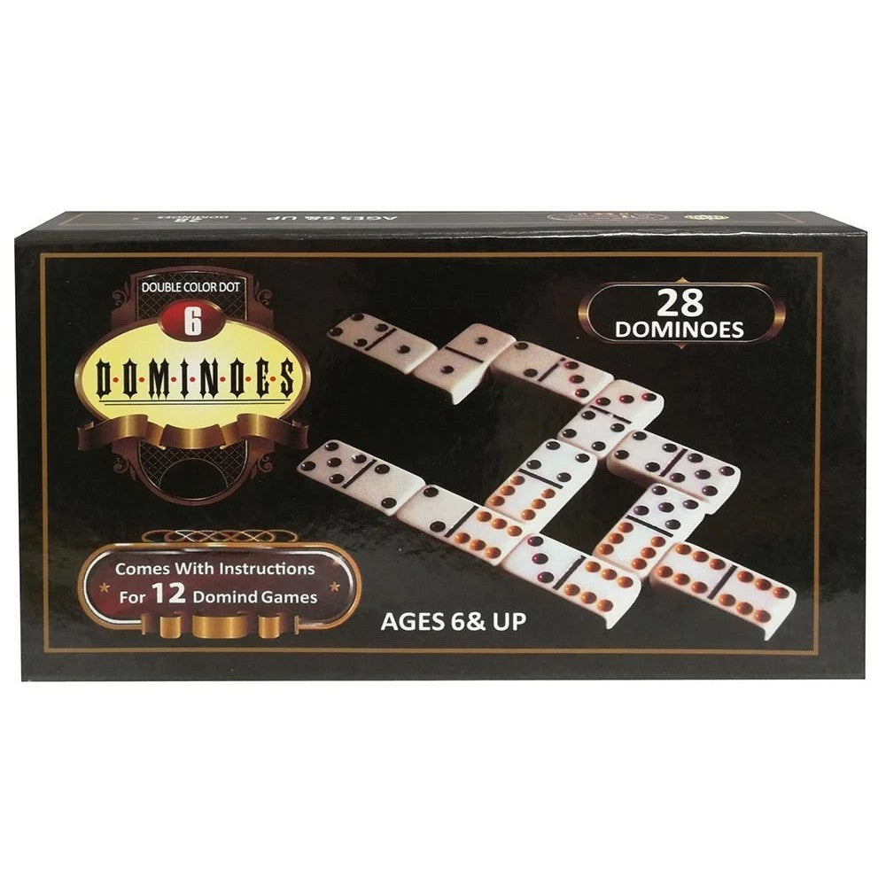 Dominoes D6 Coloured Dots