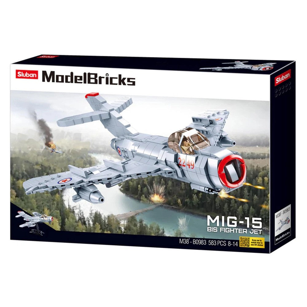 Mig-15 Bis Fighter Jet 583 Pieces