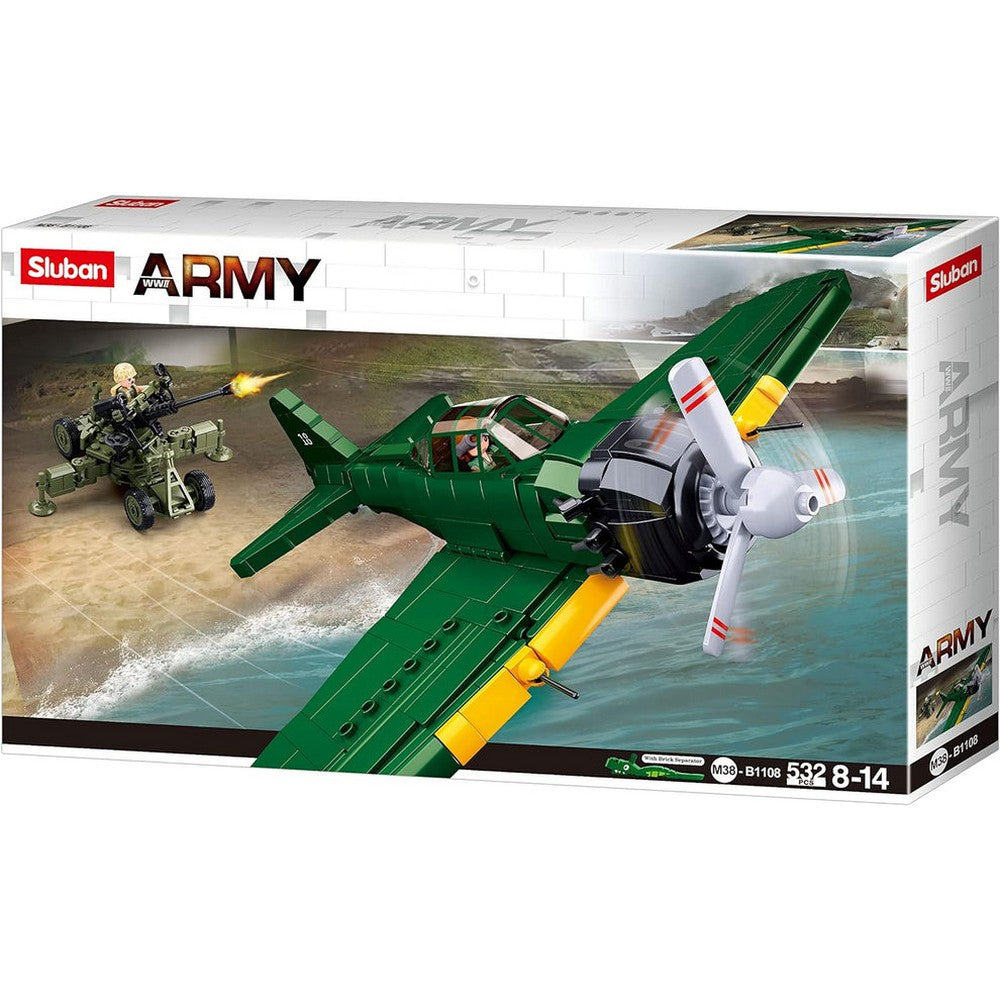 WW2 A6M Zero Fighter 560 Pieces