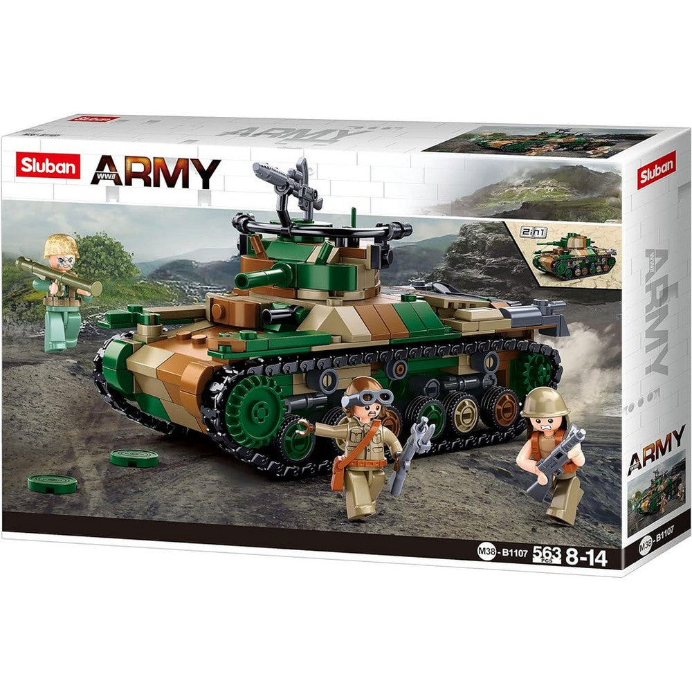 WW2 Japanese Chi-Ha Tank 563 Pieces