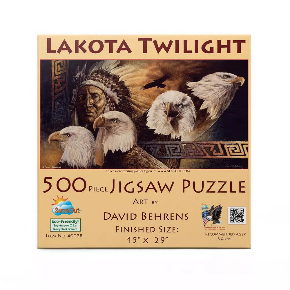 Sunsout - Lakota Twilight 500 Piece Puzzle