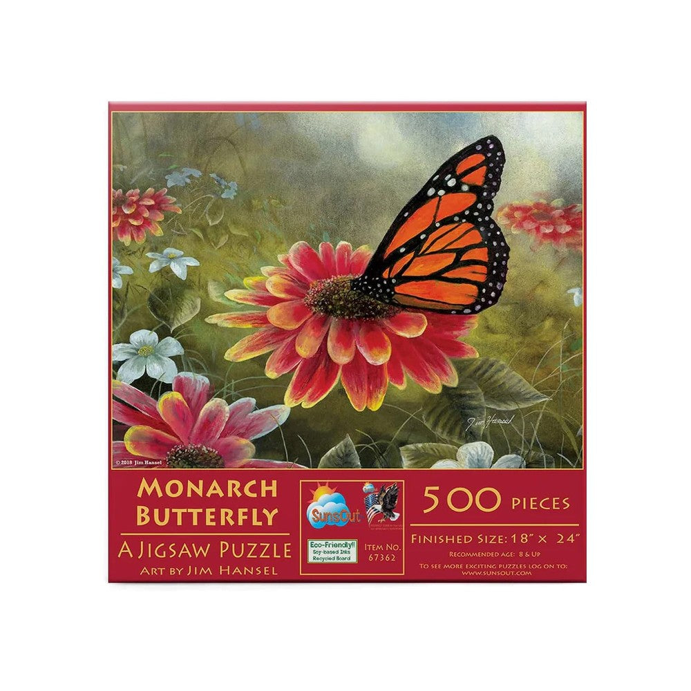 Sunsout - Monarch Butterfly 500 Piece Puzzle