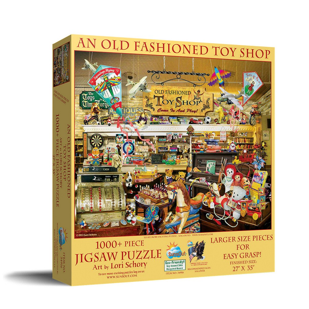 Sunsout - Old Fashioned Toyshop 1000 Piece Puzzle
