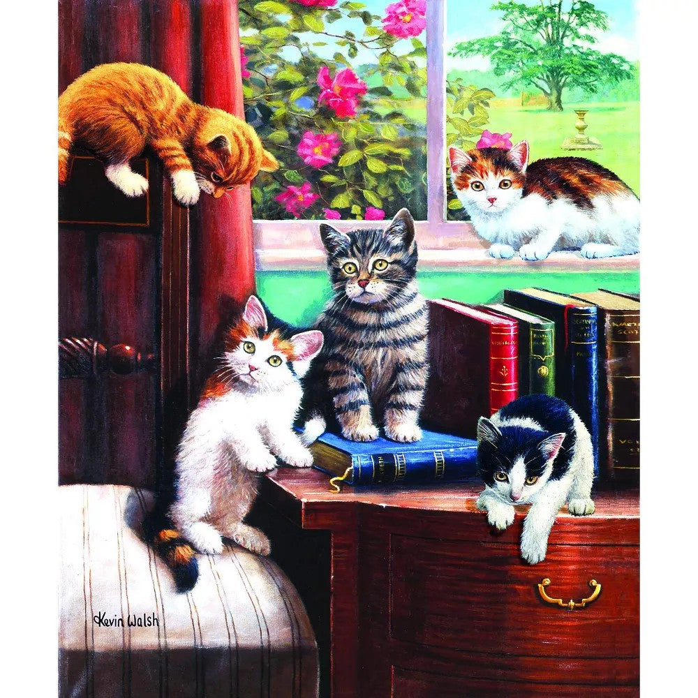 Sunsout - Playtime In The Study 1000 Piece Puzzle