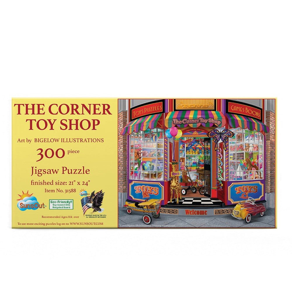 Sunsout - The Corner Toy Shop 300 Piece Puzzle