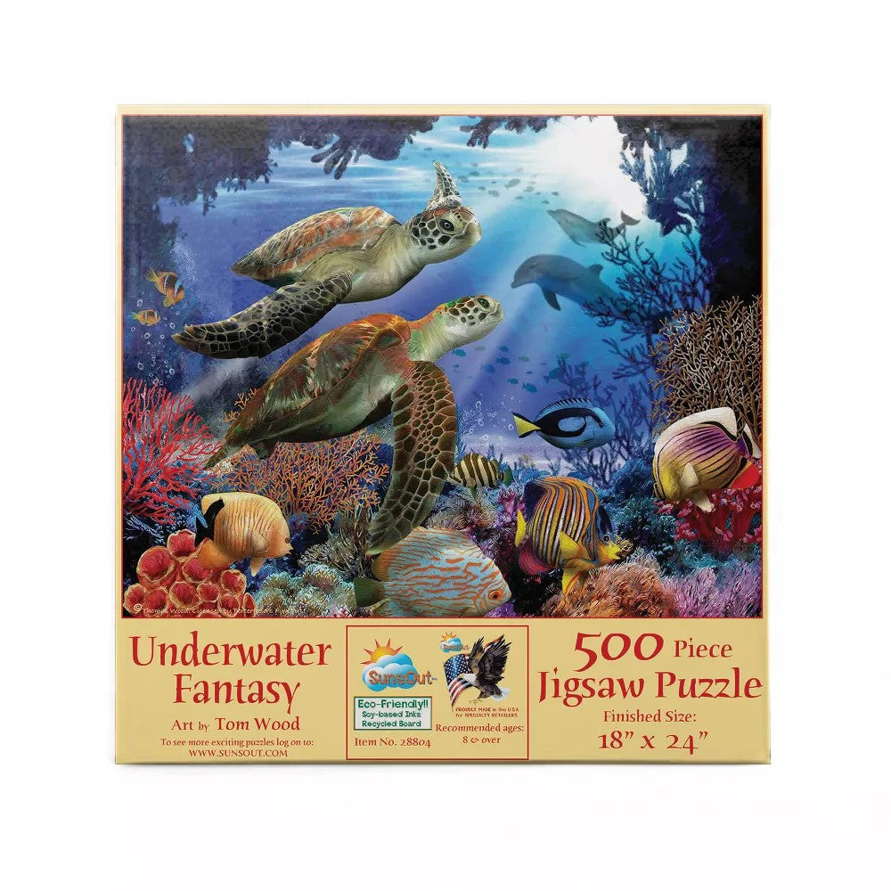 Sunsout - Underwater Fantasy 500 Piece Puzzle
