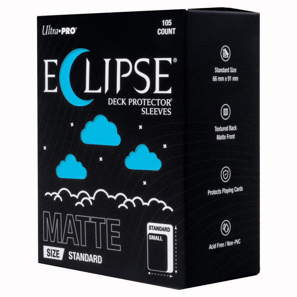Ultra Pro: Up16683 Eclipse Matte Standard Deck Protector Sleeves: Sky Blue - 105ct