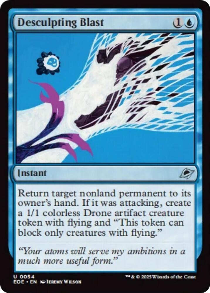 Desculpting Blast 54/276 (Edge of Eternities)  - Foil