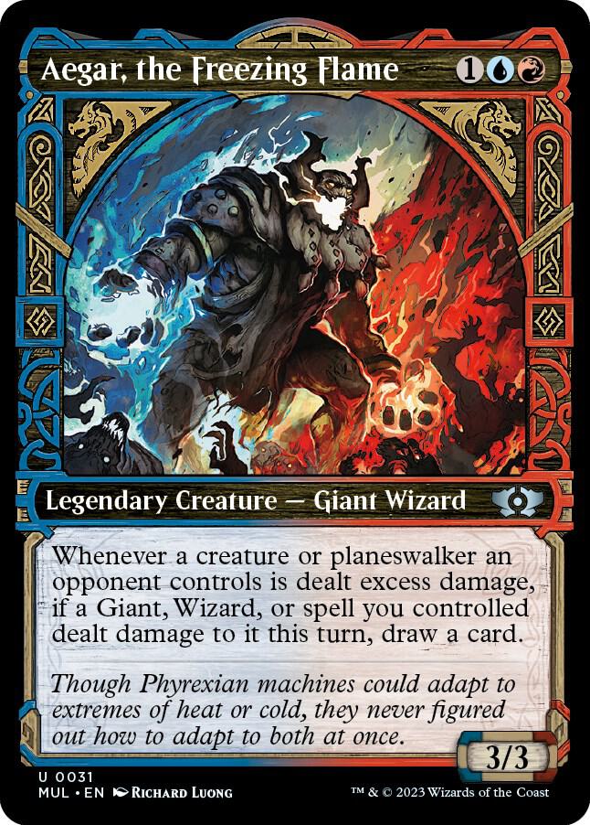Aegar, the Freezing Flame 31/65 (March of the Machine: Multiverse Legends)  - Showcase Foil