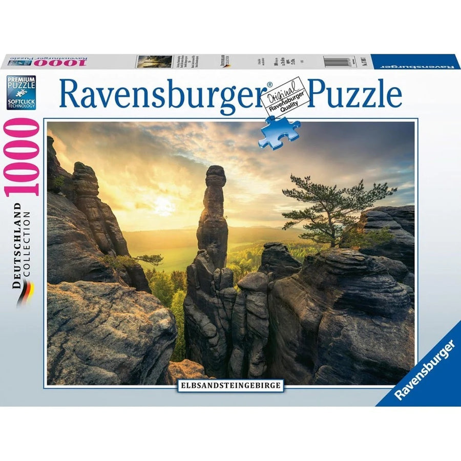Ravensburger - Monolith Elbe Sandstone Mountains 1000 Piece Jigsaw - Good Games
