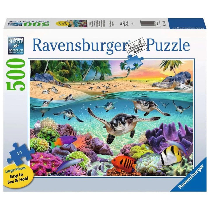 Ravensburger - Race of the Baby Sea Turtles Large Format 500 Piece Jigsaw - Good Games
