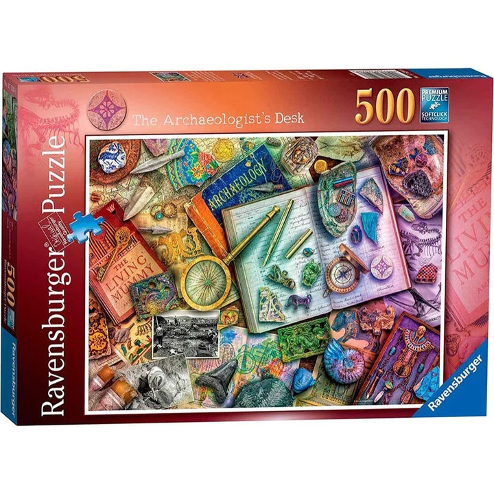 Ravensburger - The Archaeologists Desk 500 Piece Jigsaw - Good Games