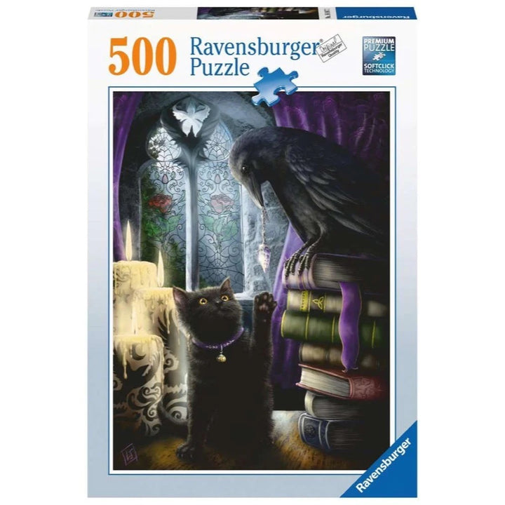 Ravensburger - Black Cat and Raven 500 Piece Jigsaw - Good Games