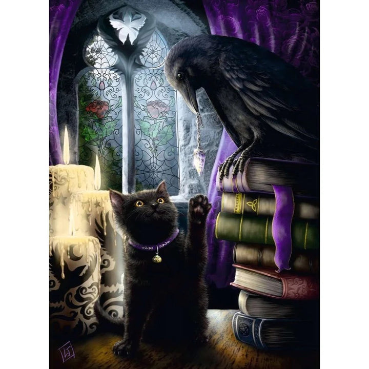 Ravensburger - Black Cat and Raven 500 Piece Jigsaw - Good Games