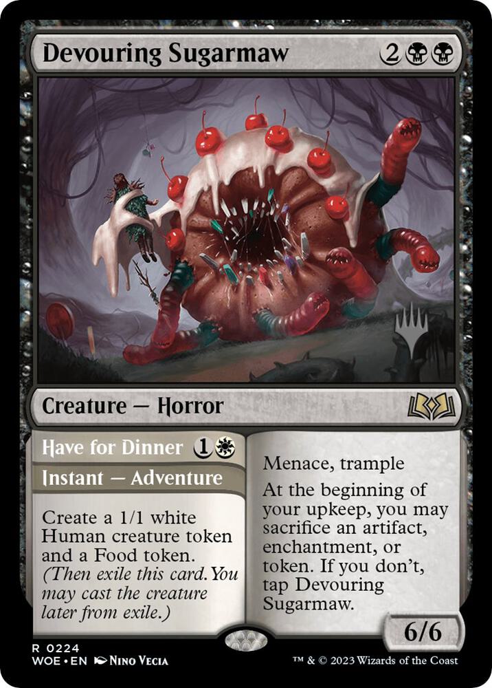 Devouring Sugarmaw 224 (Promo Pack: Wilds of Eldraine)  - Foil