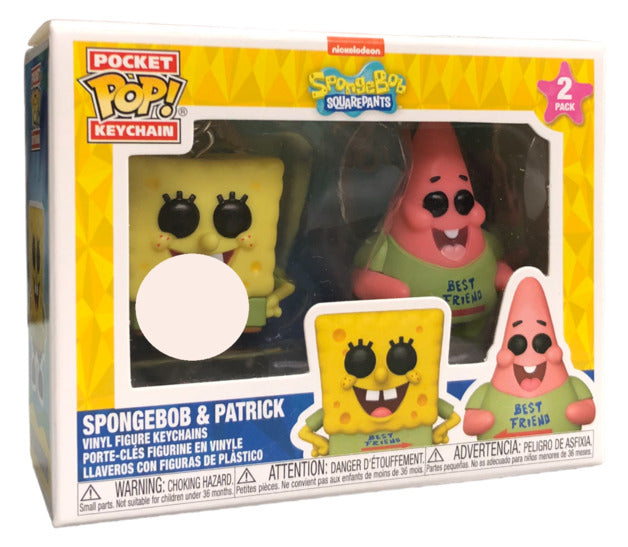 SpongeBob - Best Friends Pop! Keychain 2PK RS