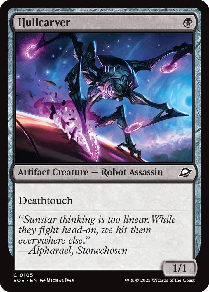 Hullcarver 105/276 (Edge of Eternities)  - Foil