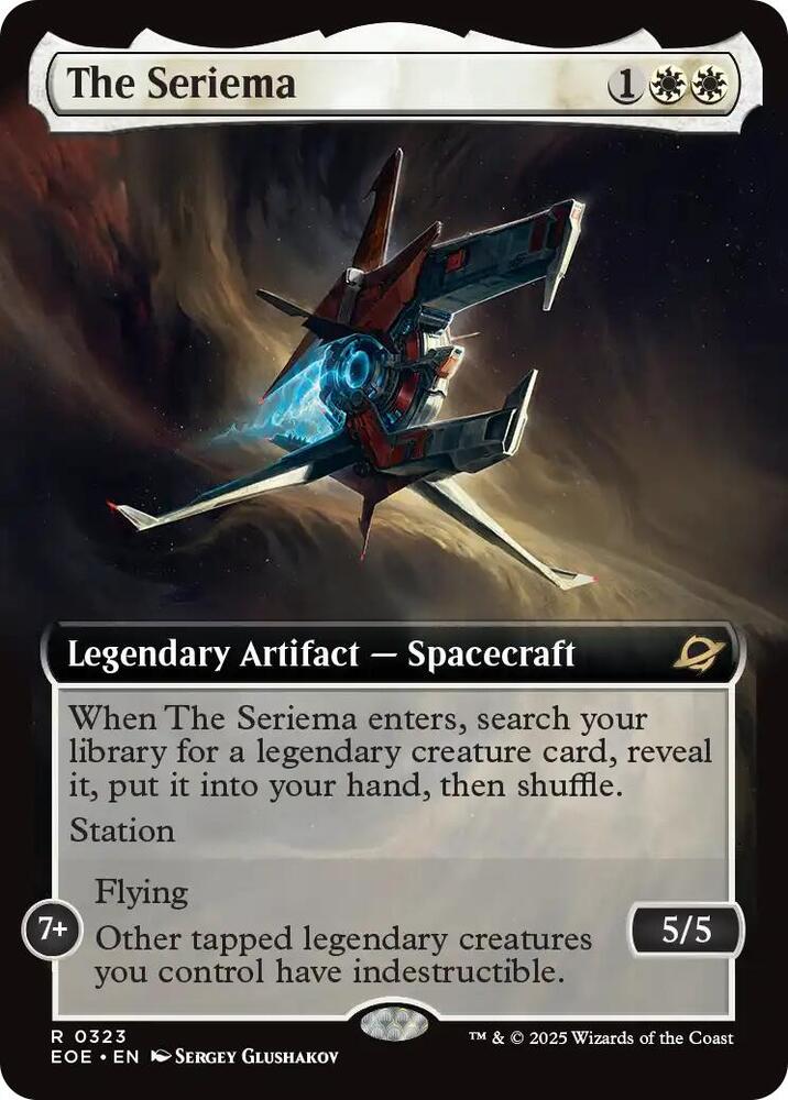 The Seriema  323 (Edge of Eternities)  - Extended Art Foil