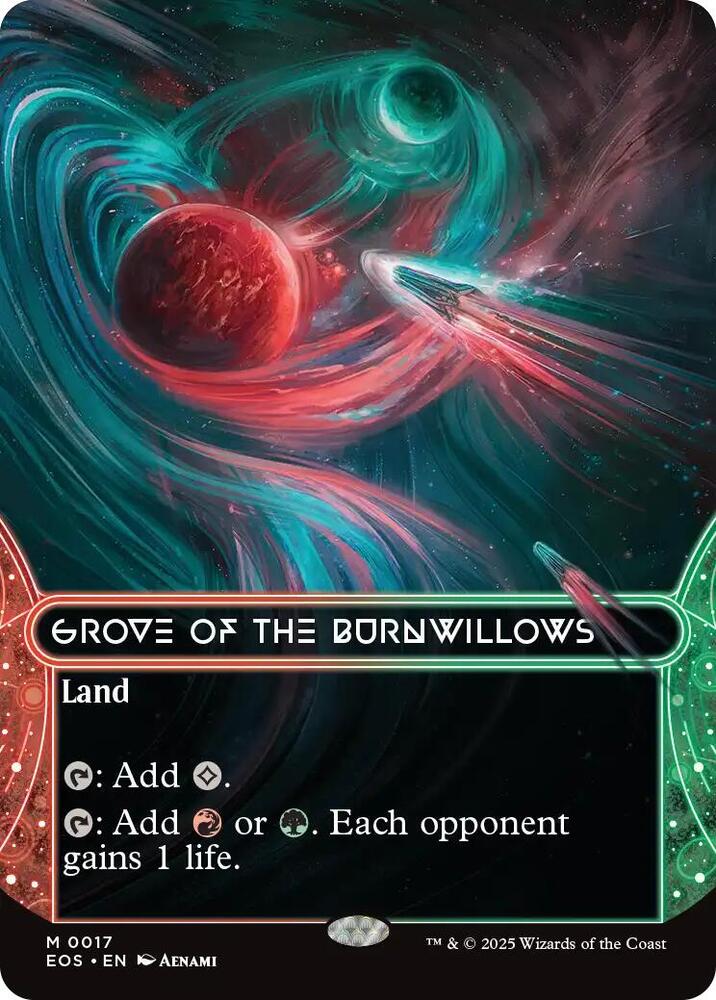 Grove of the Burnwillows  17 (Edge of Eternities: Stellar Sights)  - Borderless