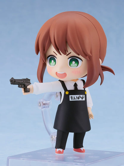 Back view of Nendoroid Rita showing hair details and weapon holster