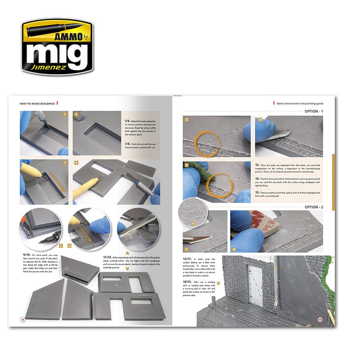 Ammo by MIG - Book - How To Make Buildings – Basic Construction And Painting Guide (Preorder) - Good Games