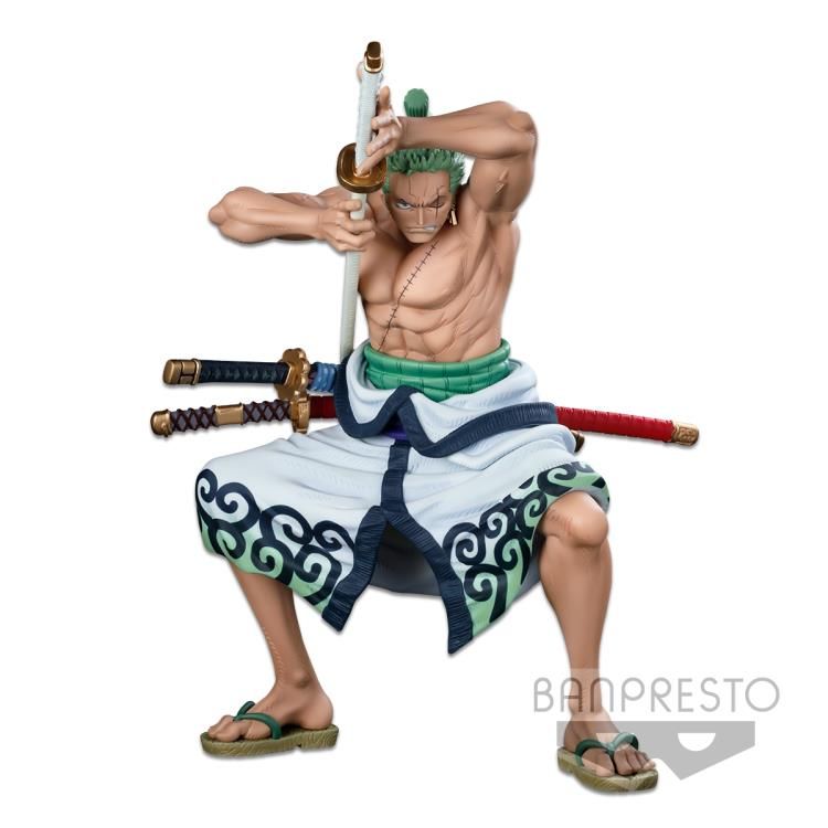 One Piece Banpresto World Figure Colosseum 3 Super Master Stars Piece The Roronoa Zoro?The Brush? - Good Games