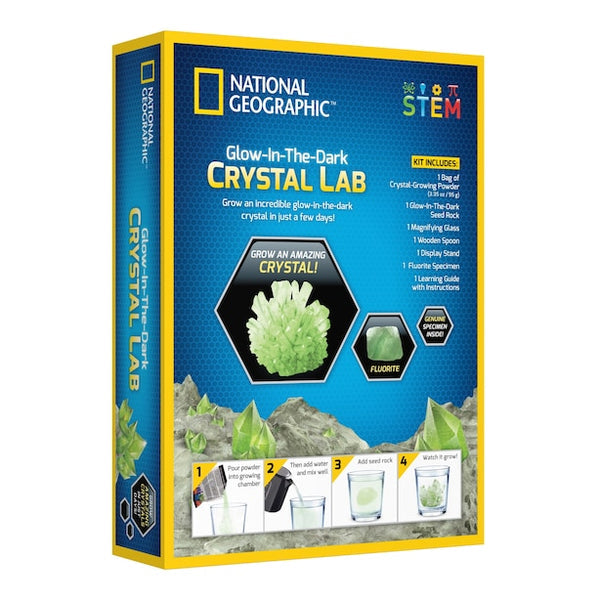 National Geographic - Impulse Assorted - Glow In The Dark Crystal Lab - Good Games