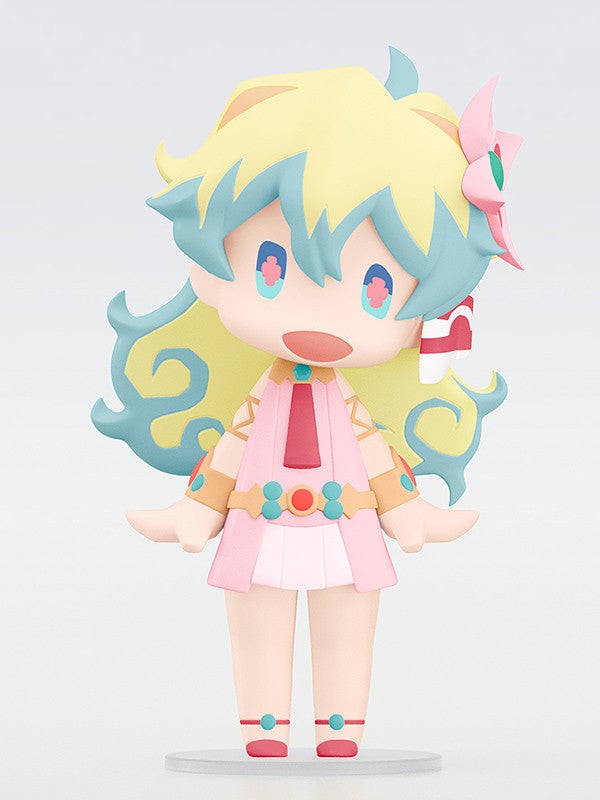 Hello Good Smile Nia figure from Tengen Toppa Gurren Lagann in pink dress and blonde hair