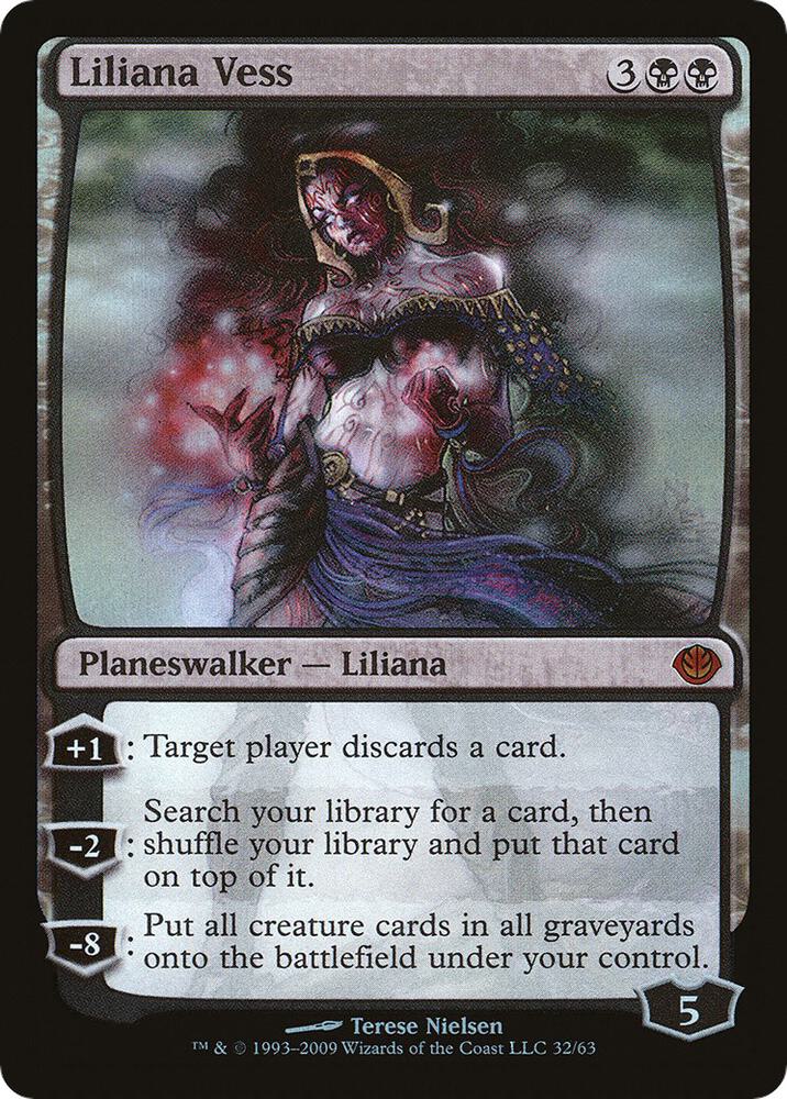 Liliana Vess 32/63 (Duel Decks: Garruk vs. Liliana)  - Foil