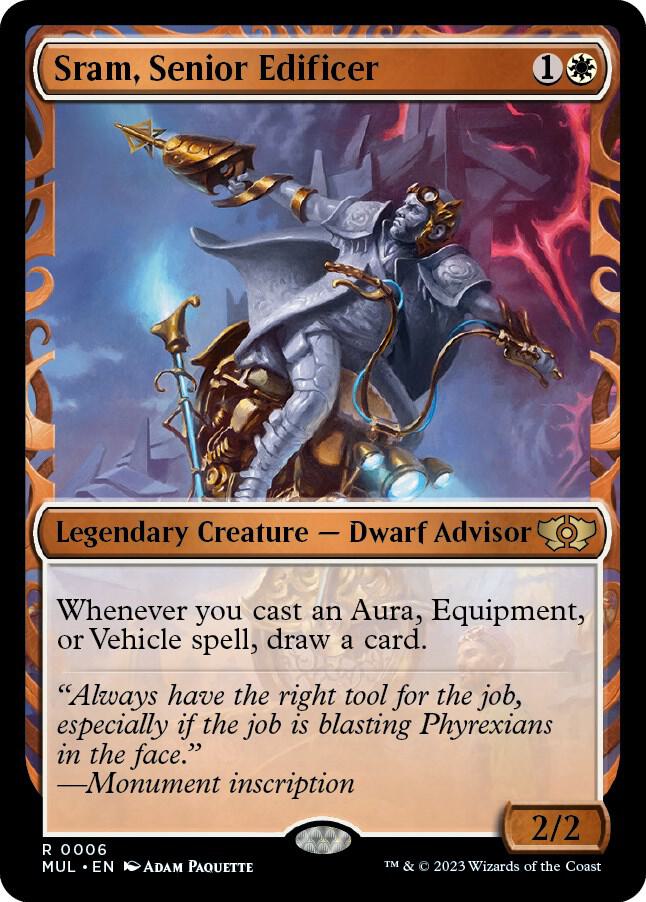 Sram, Senior Edificer 6 (March of the Machine: Multiverse Legends)  - Showcase Foil