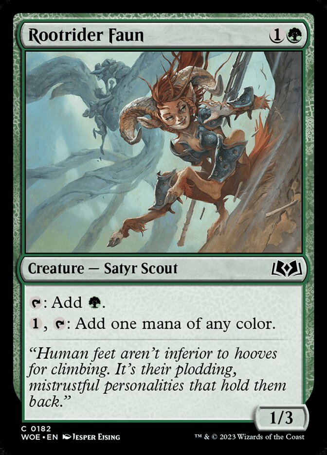 Rootrider Faun 182/276 (Wilds of Eldraine) 