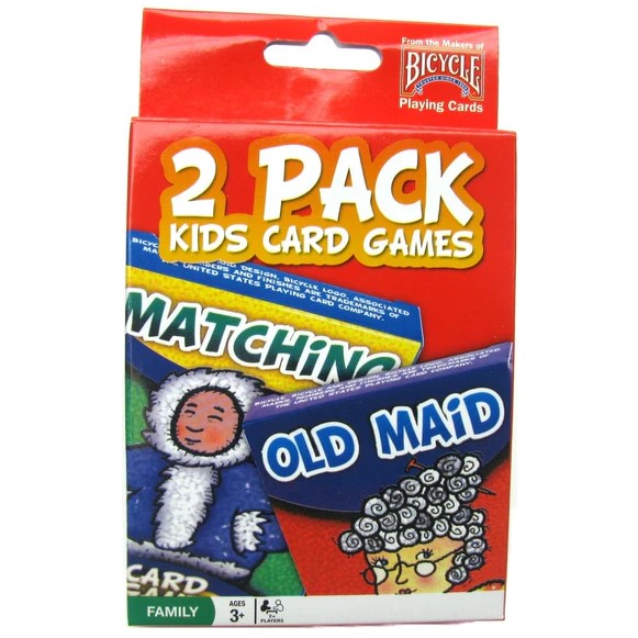 Bicycle 2 Pack Kids Games Red