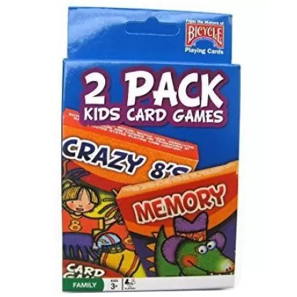 Bicycle 2 Pack Kids Games Blue