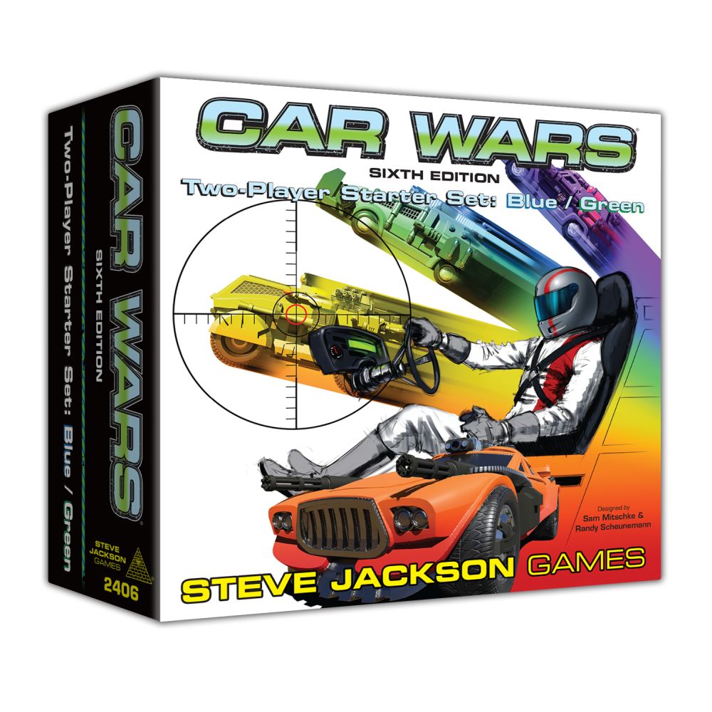 Car Wars Miniatures Box B Blue/Green (Preorder) - Good Games