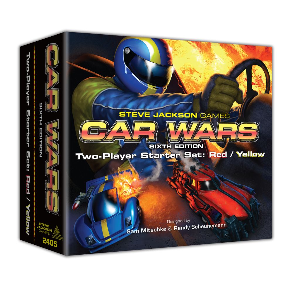 Car Wars Miniatures Box A Red/Yellow (Preorder) - Good Games