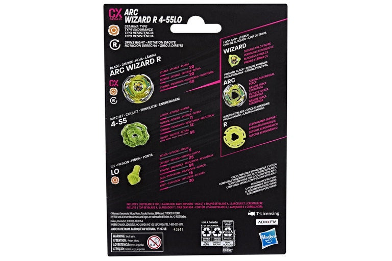 Beyblade X - Arc Wizard R 4-55LO