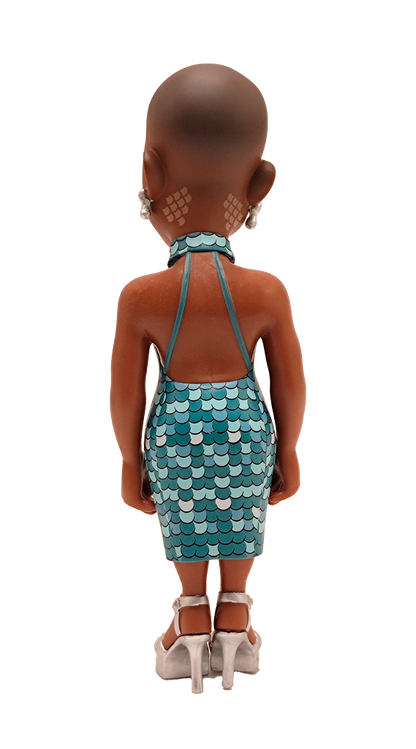 Angled view emphasizing Bianca Sinclair’s expression and stance