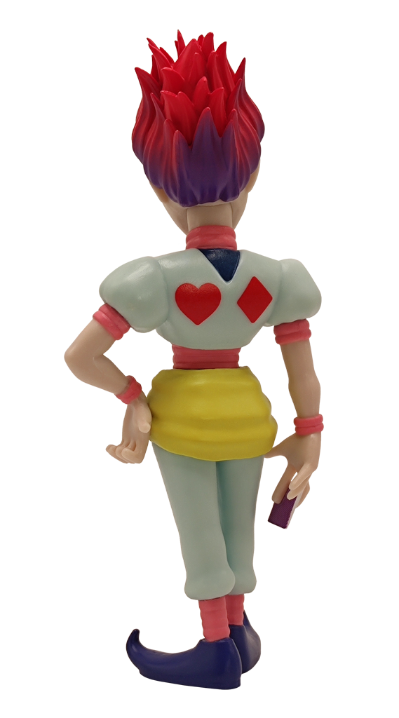 Angled view highlighting Hisoka’s smirk and outfit details