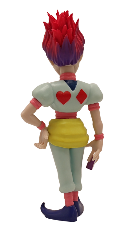 Angled view highlighting Hisoka’s smirk and outfit details