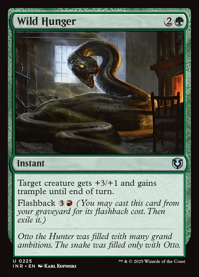 Wild Hunger 225/287 (Innistrad Remastered)  - Foil