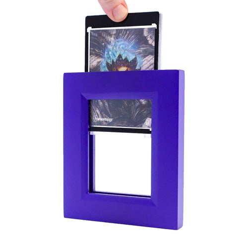 Hit Point Press - Frameamajigs Collectable Card Frame for Magic, Pokémon, Lorcana, Sport - Purple
