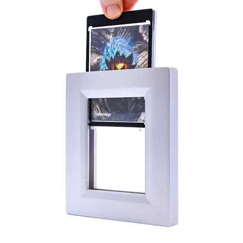Hit Point Press - Frameamajigs Collectable Card Frame for Magic, Pokémon, Lorcana, Sport - Silver