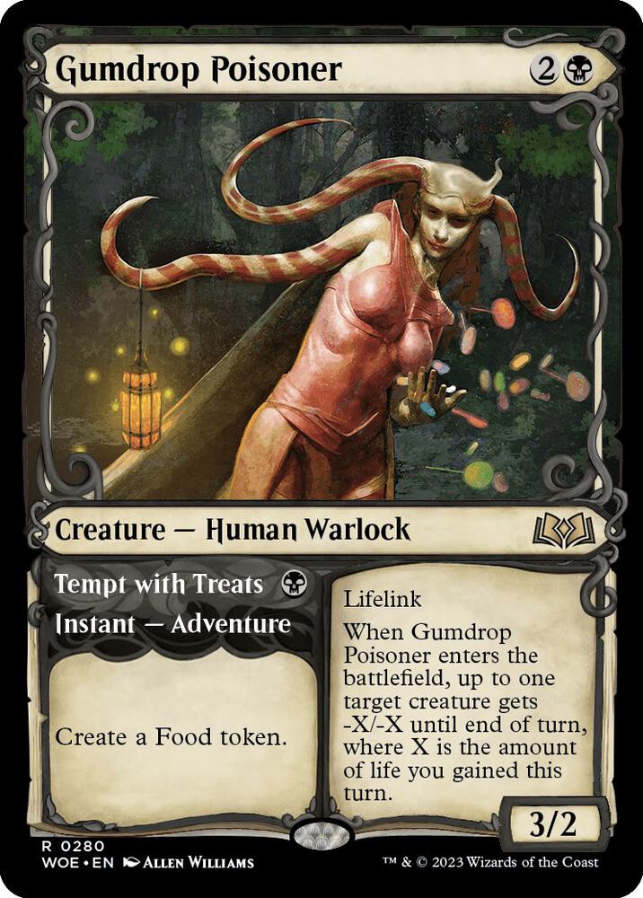Gumdrop Poisoner // Tempt with Treats 280 (Wilds of Eldraine)  - Showcase