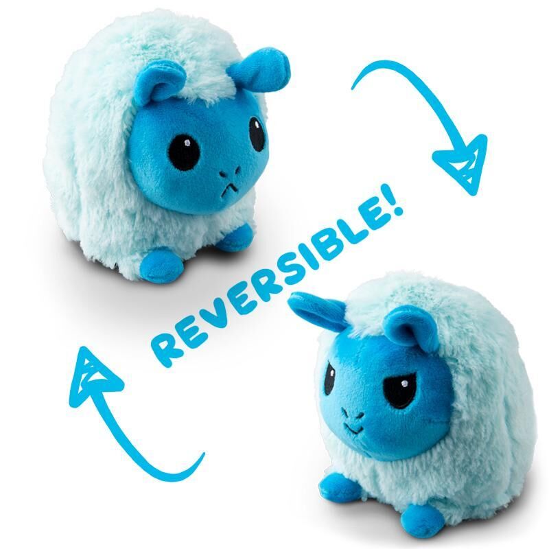 Reversible Llama Plushie Light Blue And Dark Blue - Good Games
