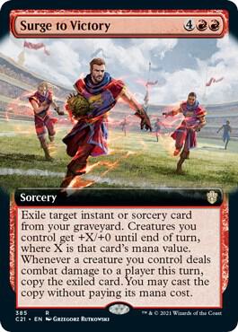 Surge to Victory 385/81 (Commander 2021)  - Extended Art