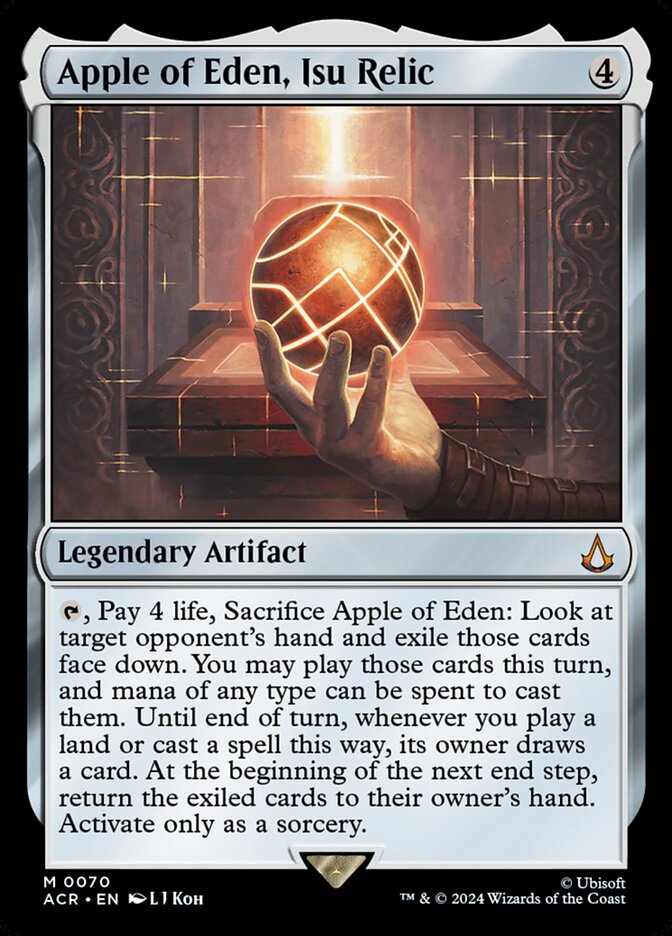 Apple of Eden, Isu Relic 70 (Universes Beyond: Assassin's Creed)  - Foil
