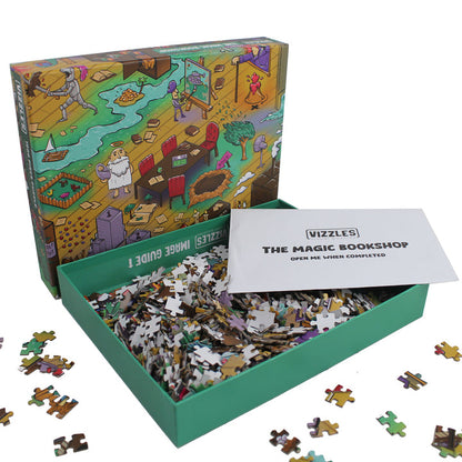Vizzles The Magic Bookshop Puzzle 1000 Piece Jigsaw - Good Games
