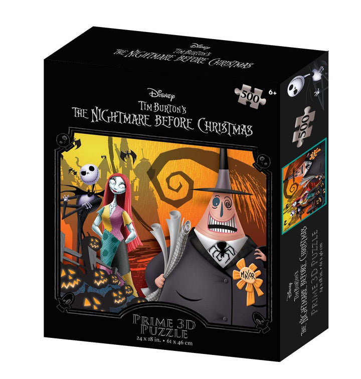 Prime3D Nightmare Before Christmas - 500 Piece 3D Jigsaw - Good Games